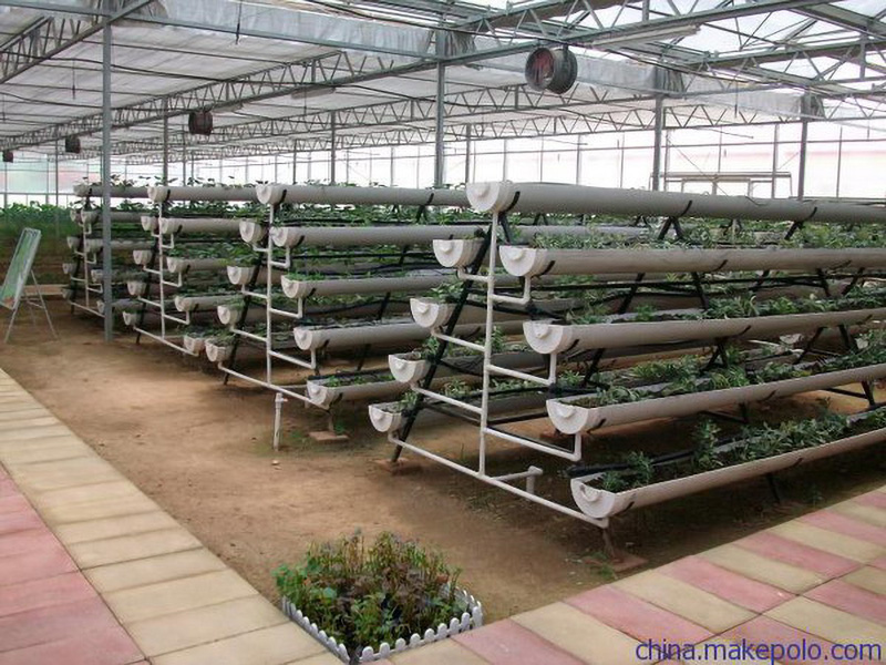 立体无土栽培设施-立体A字架栽培三角栽培